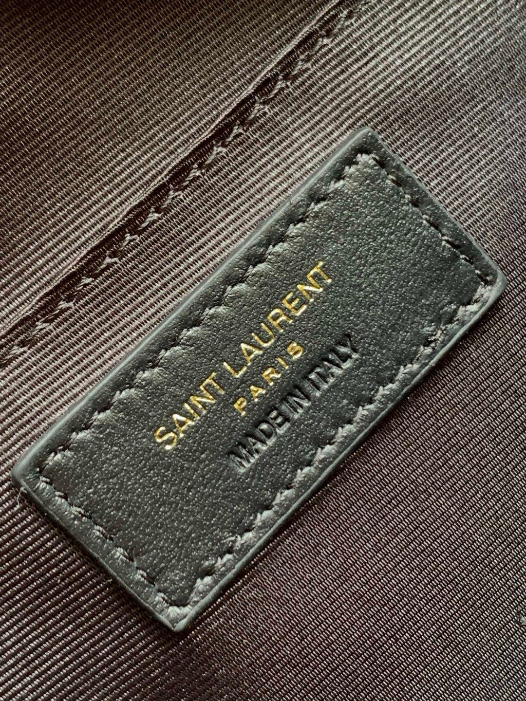超A貨YSL聖羅蘭包包 lou絎縫皮革相機袋 Saint Laurent Monogram肩背袋 深灰
