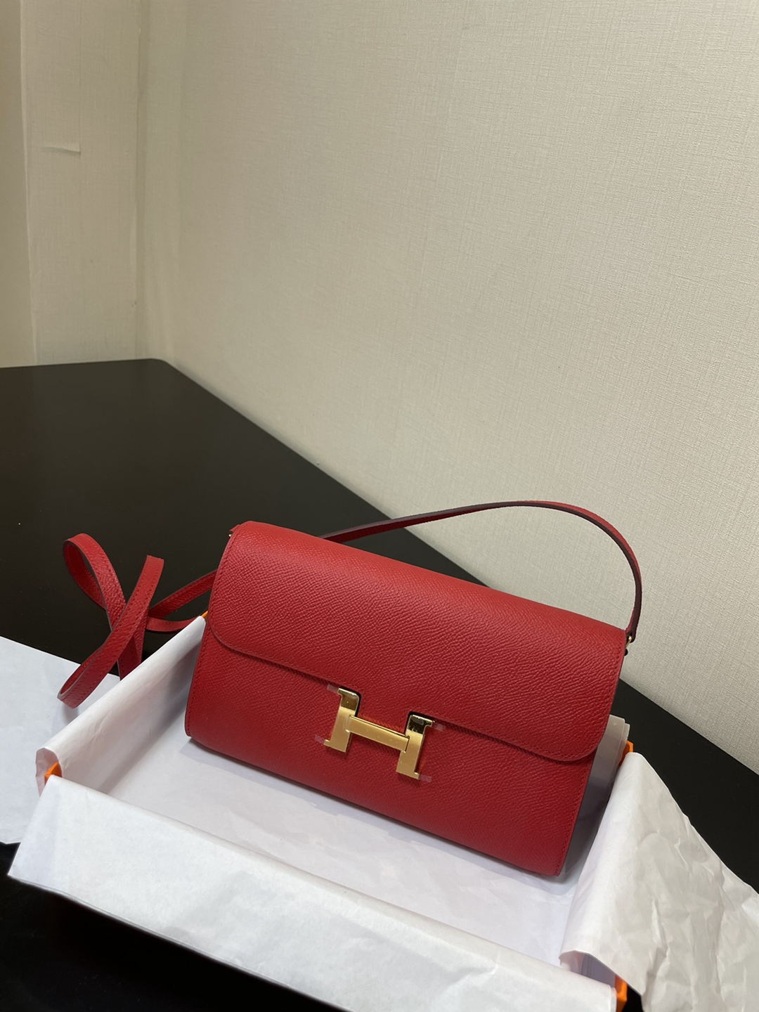 頂級高仿HERMES Constance to go斜挎包頂級TC皮