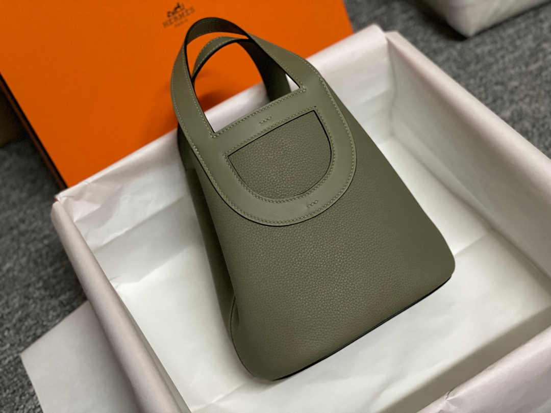 picotin愛馬仕高仿水桶包頂級TC皮