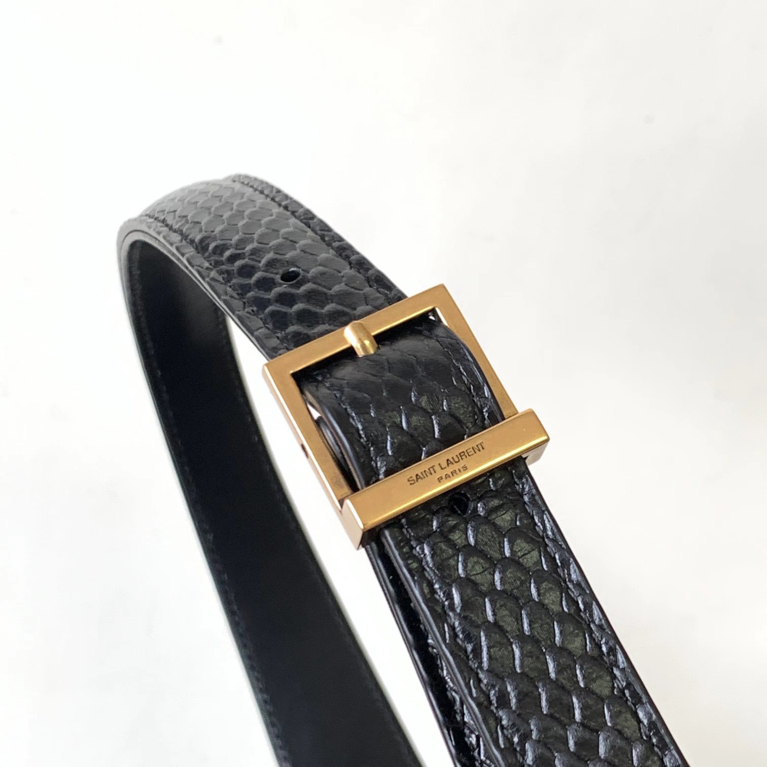 YSL聖羅蘭超A貨原單復刻包包 le5à7鱷魚皮壓紋亮面皮革hobo Saint Laurent Monogram Hobo手袋黑色