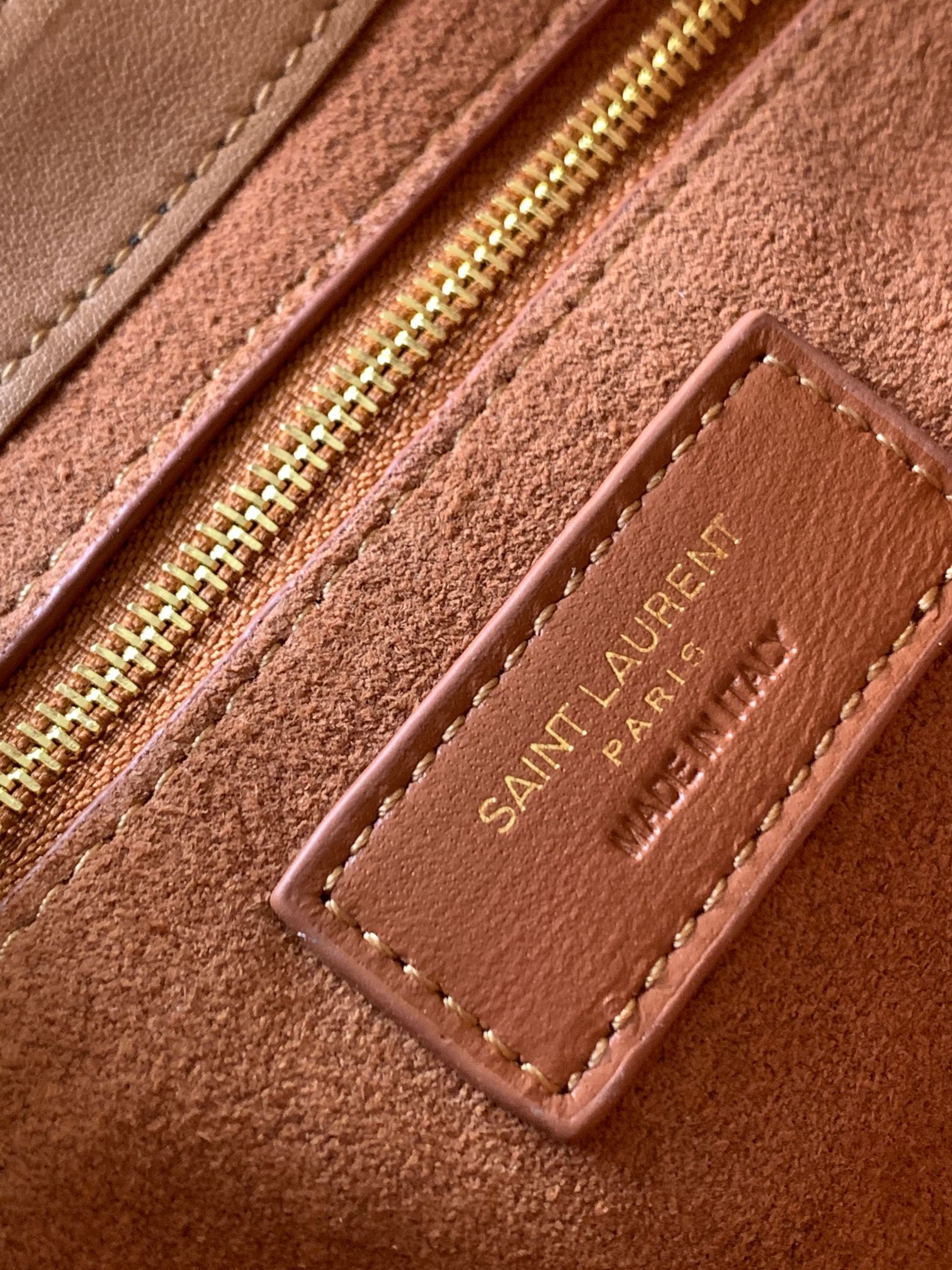 YSL聖羅蘭超A貨復刻包包 le5à7 Saint Laurent Monogram Hobo手袋 棕色絨面