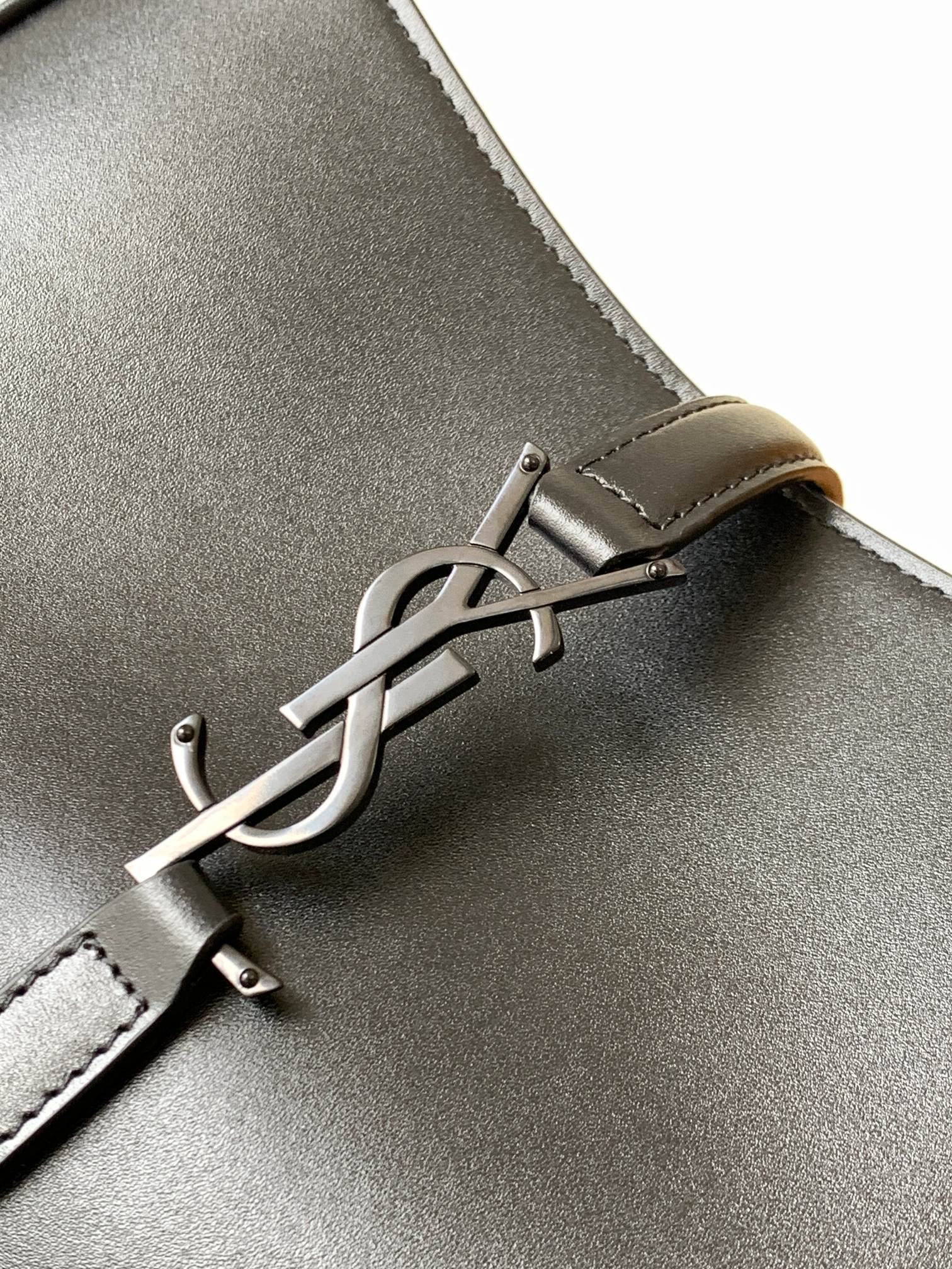 YSL聖羅蘭超A貨復刻包包 le5à7黑色啞光面hobo Saint Laurent Monogram Hobo手袋