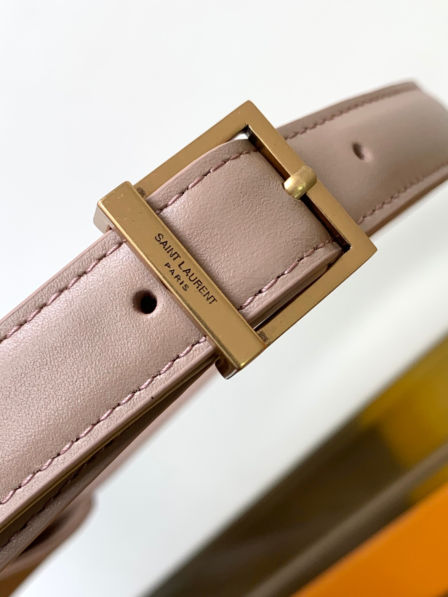 YSL聖羅蘭超A貨復刻包包 le5à7啞光面 hobo Saint Laurent Monogram Hobo手袋 玫瑰沙色
