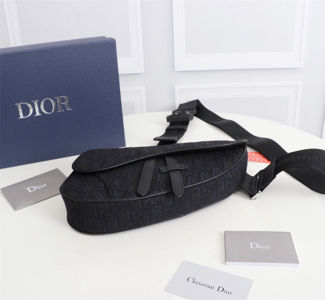 Saddle Dior Oblique帆布頂級復刻a貨馬鞍包單肩包2024新品
