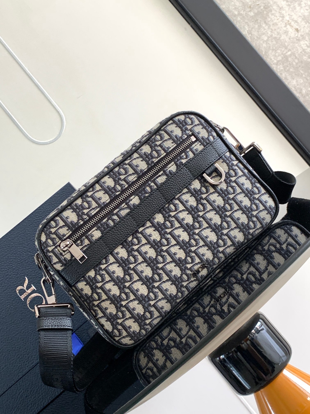 經典配色高仿迪奧DIORSafari 單肩包斜挎包新品