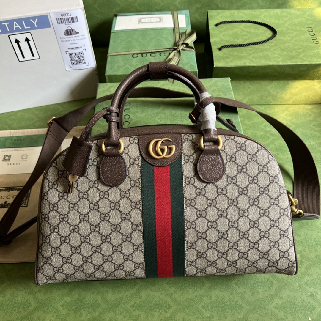 頂級原單Gucci單肩包手提包Gucci Savoy系列保齡球包男女可用