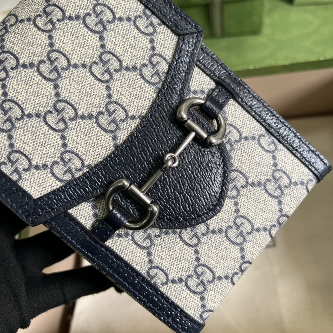 原單Gucci1955系列經典配色Supreme帆布單肩包斜挎包女