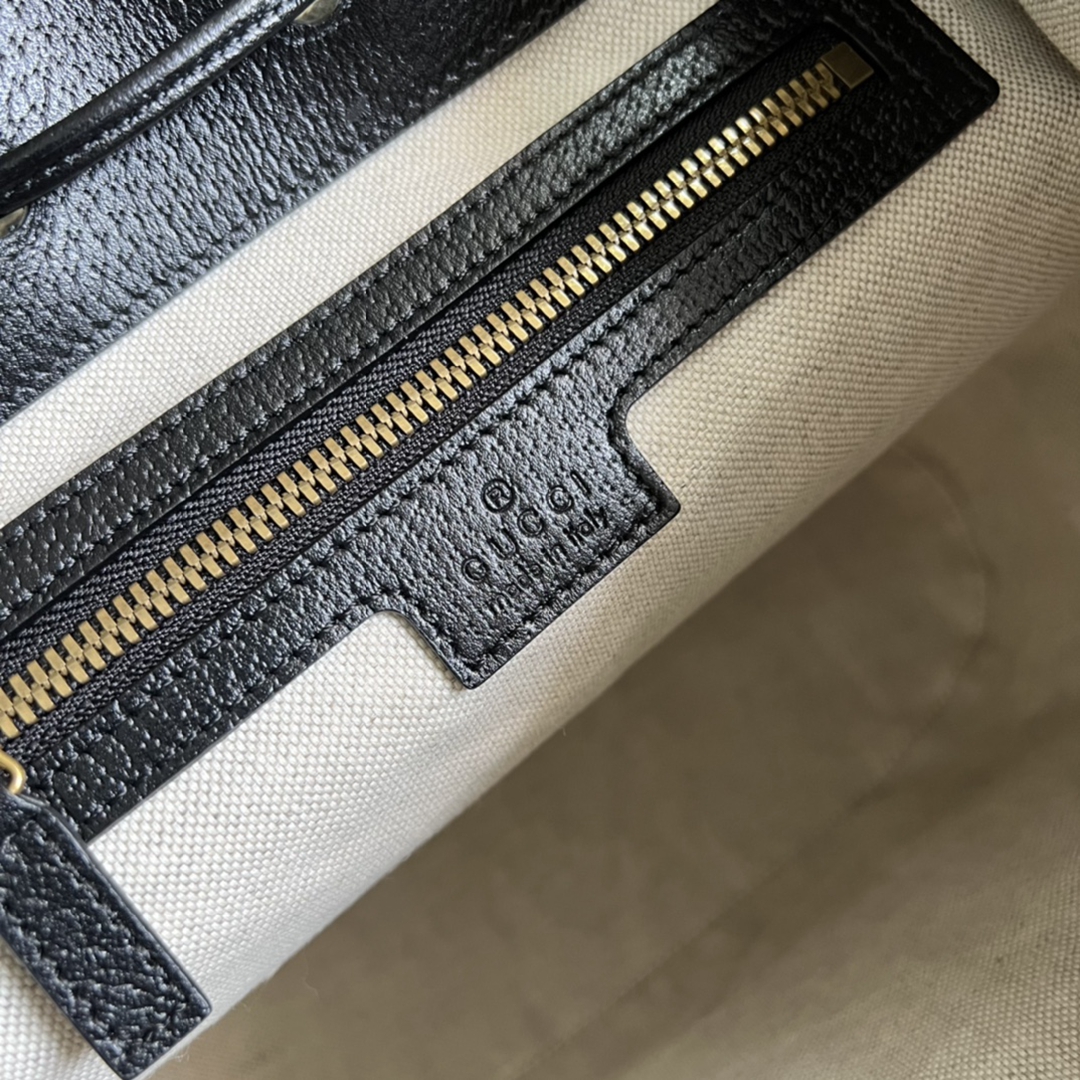 頂級原單Gucci2024新品雙肩包背包高端書包黑色