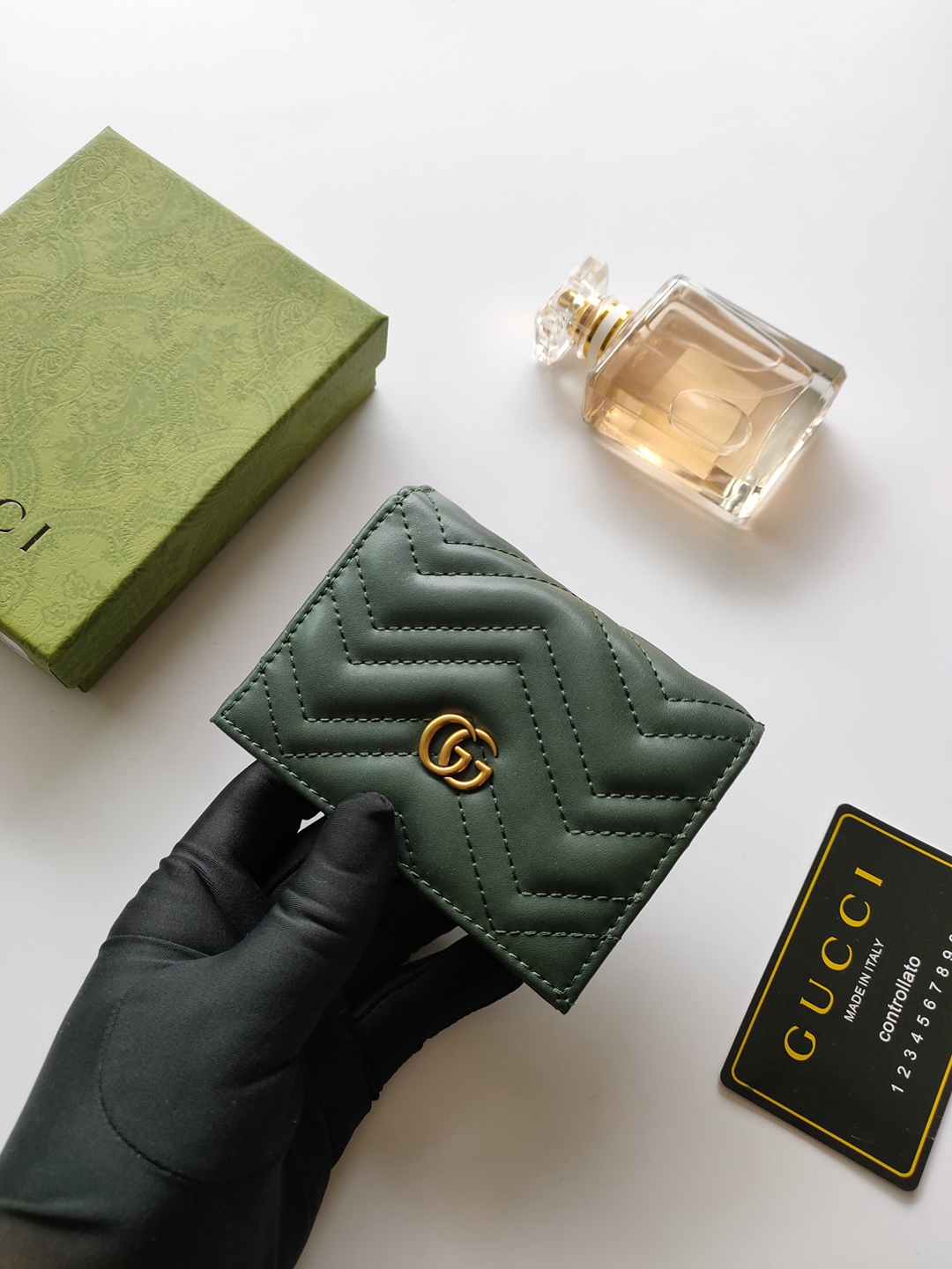 A貨包包古馳Gucci錢包Marmont系列卡包466492女士雙折錢包