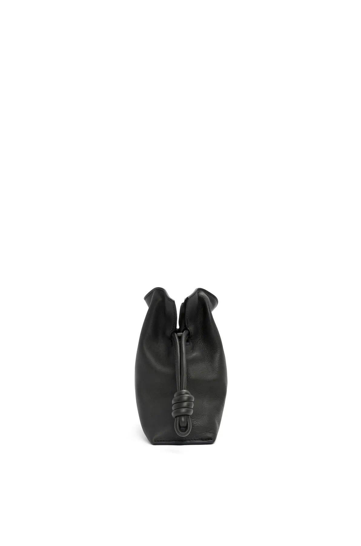 loewe羅意威頂級高仿超A貨 納帕牛皮革Flamenco 福袋手拿包黑色