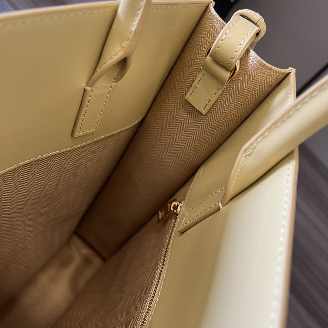 loewe羅意威原單A貨包包 油亮Standard A4 Tote手袋 油黃色