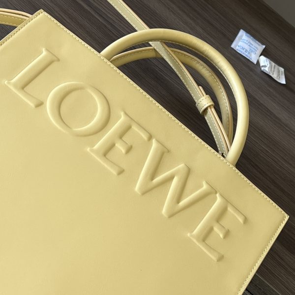 loewe羅意威原單A貨包包 油亮Standard A4 Tote手袋 油黃色