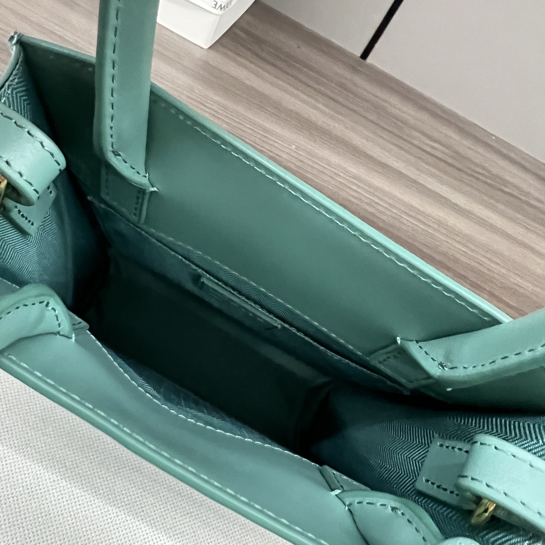 loewe羅意威原單A貨高仿包包 Standard A5 Tote手袋 薄荷綠