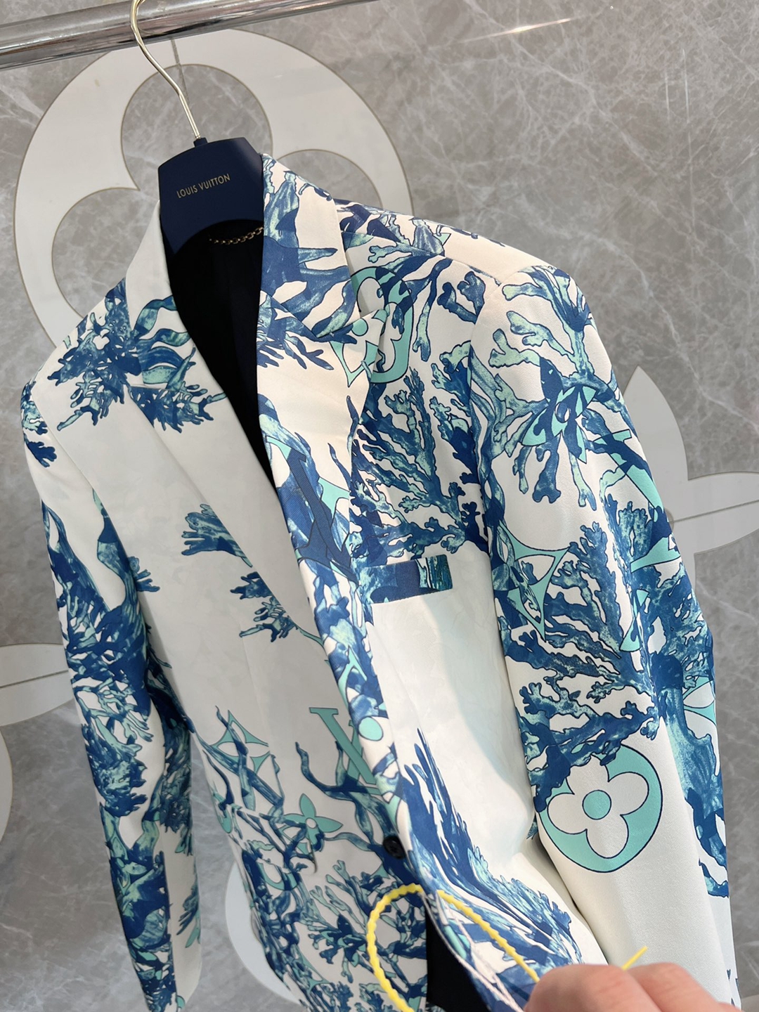 專櫃同步 LV高仿 老花點綴 新品西服男士西裝外套