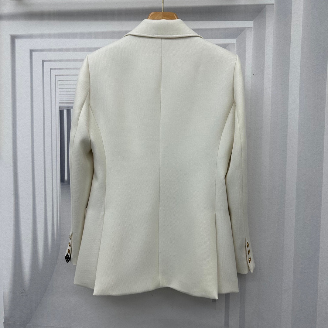 太帥氣了LV高仿服裝西裝外套女士西裝 白色