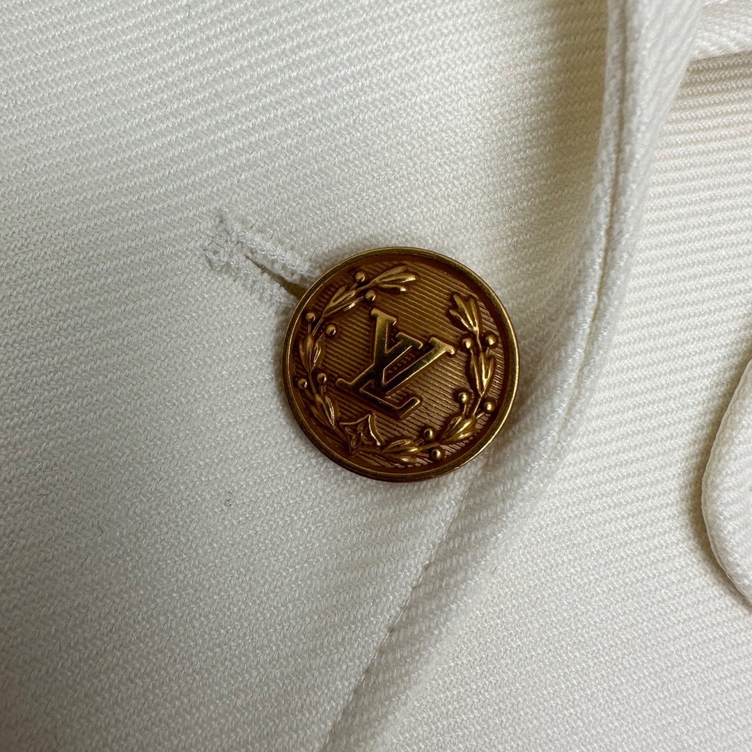 太帥氣了LV高仿服裝西裝外套女士西裝 白色