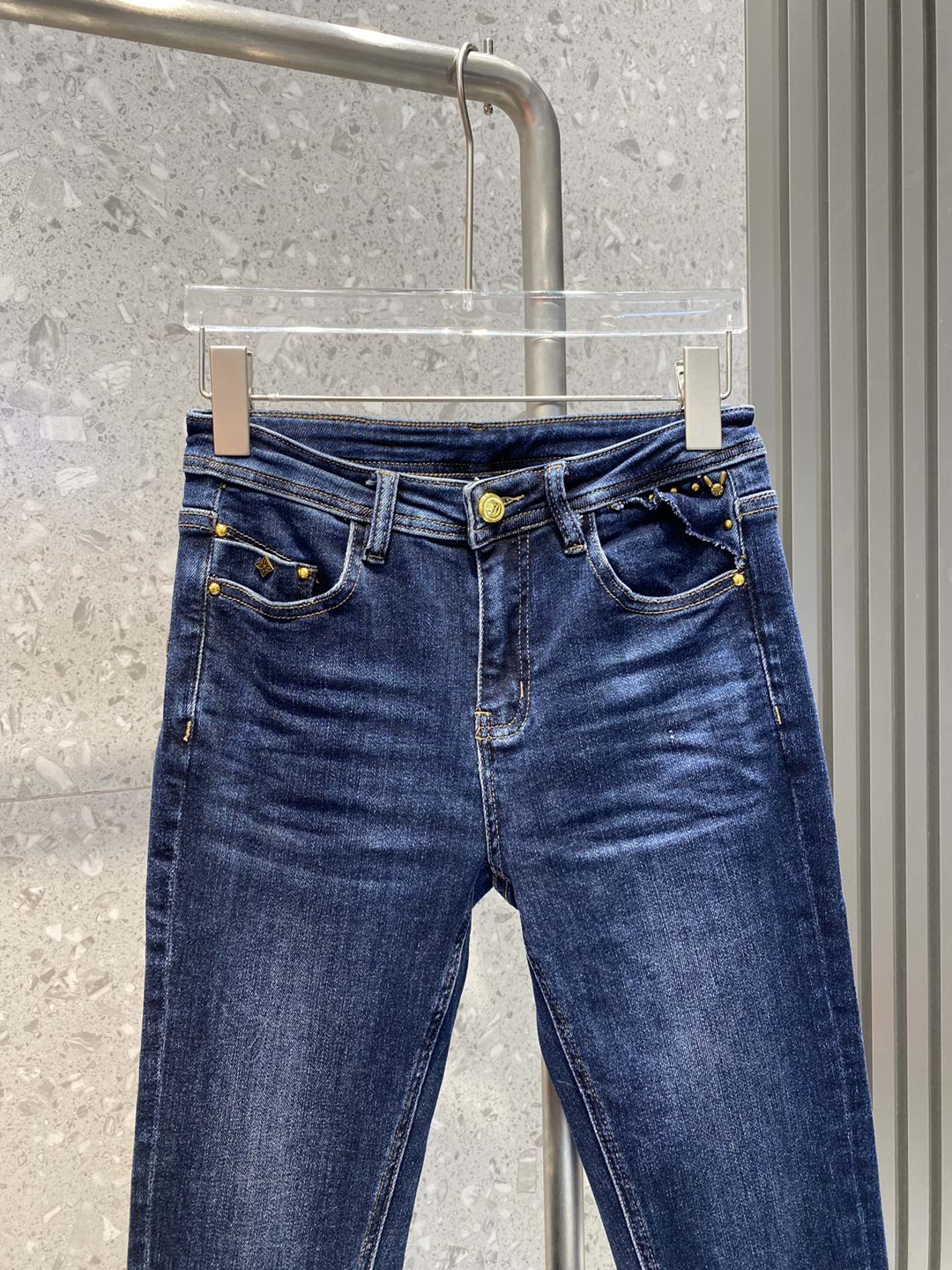 原單LV2024新品高端牛仔褲女裝