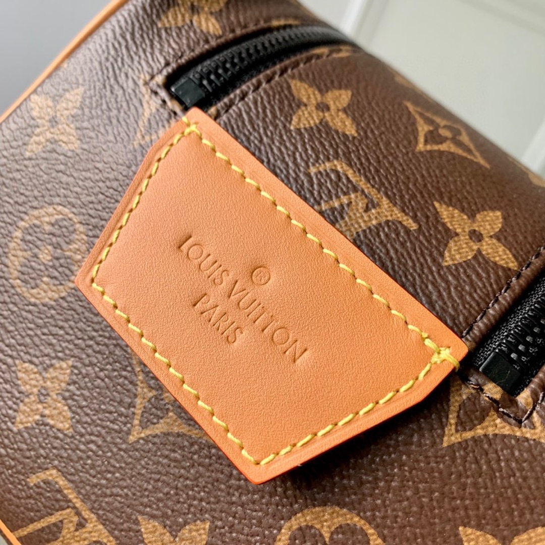 M46696經典款lvl老花化妝包頂級A貨包包女28x15x16.5釐米