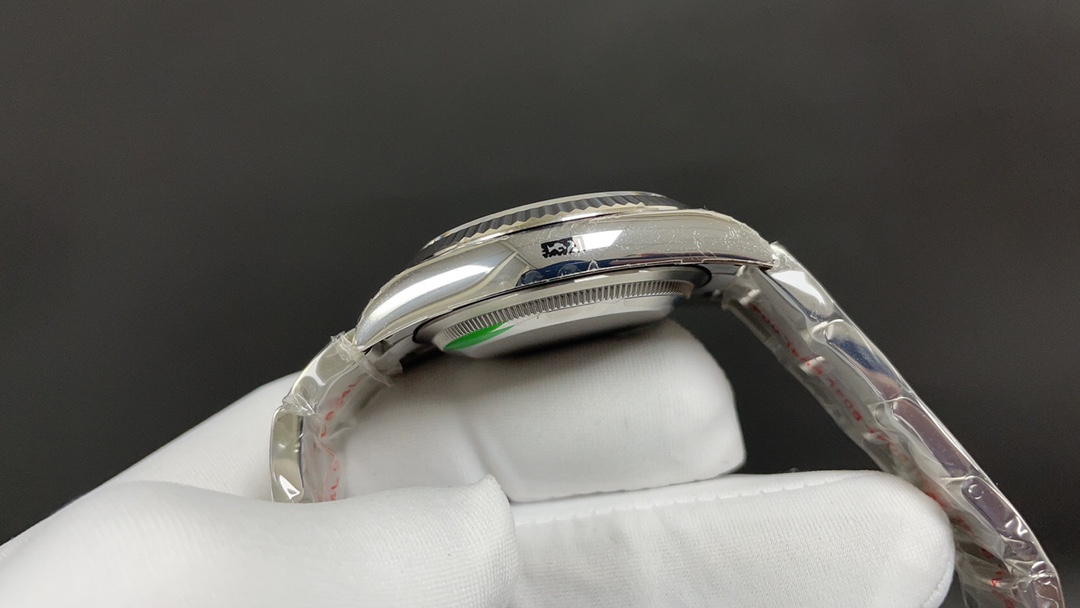 頂級高仿N廠勞力士日誌白殼手錶36mm3235機芯