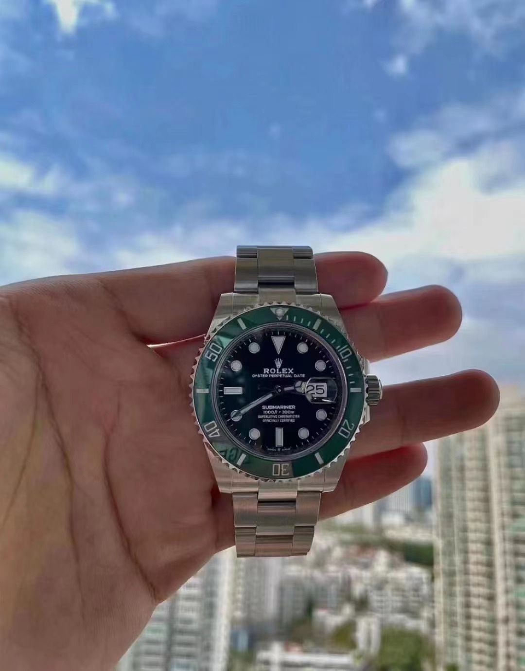 黑圈口最新限量版一比一復刻綠水鬼勞力士手錶XN785599