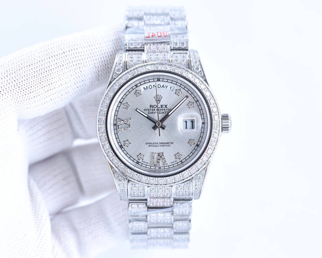 V3Rolex高仿勞力士41mm日志型機械表原裝進口機芯904剛