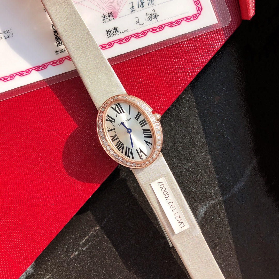 卡地亞一錶一號31.6*24.5mm復刻腕錶 太精美的設計 100%真磚石