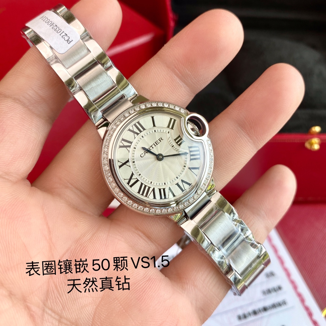 特別的設計頂級精仿卡地亞腕錶特別的顏色終生保修