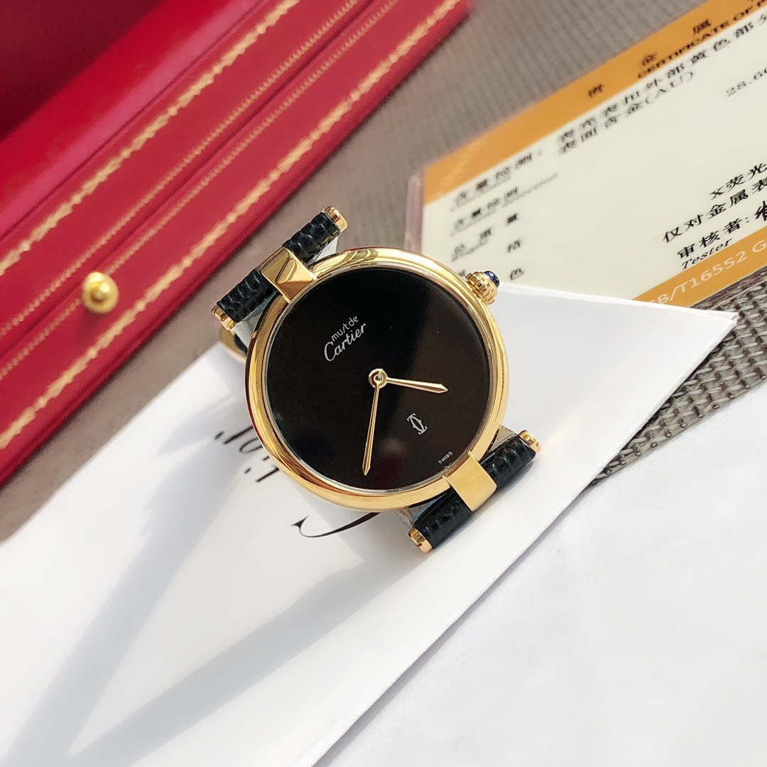 Cartier18k渠道貨頂級復刻卡地亞腕錶 男裝手錶