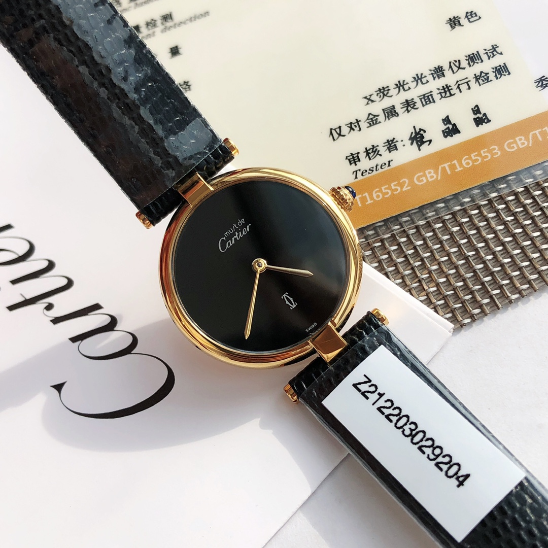 Cartier18k渠道貨頂級復刻卡地亞腕錶 男裝手錶