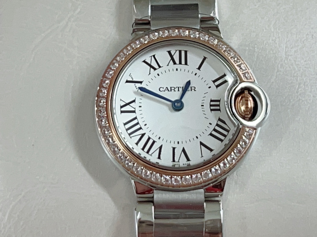 卡地亞Cartier Ballon Bleu高仿手錶 女款腕錶 -226