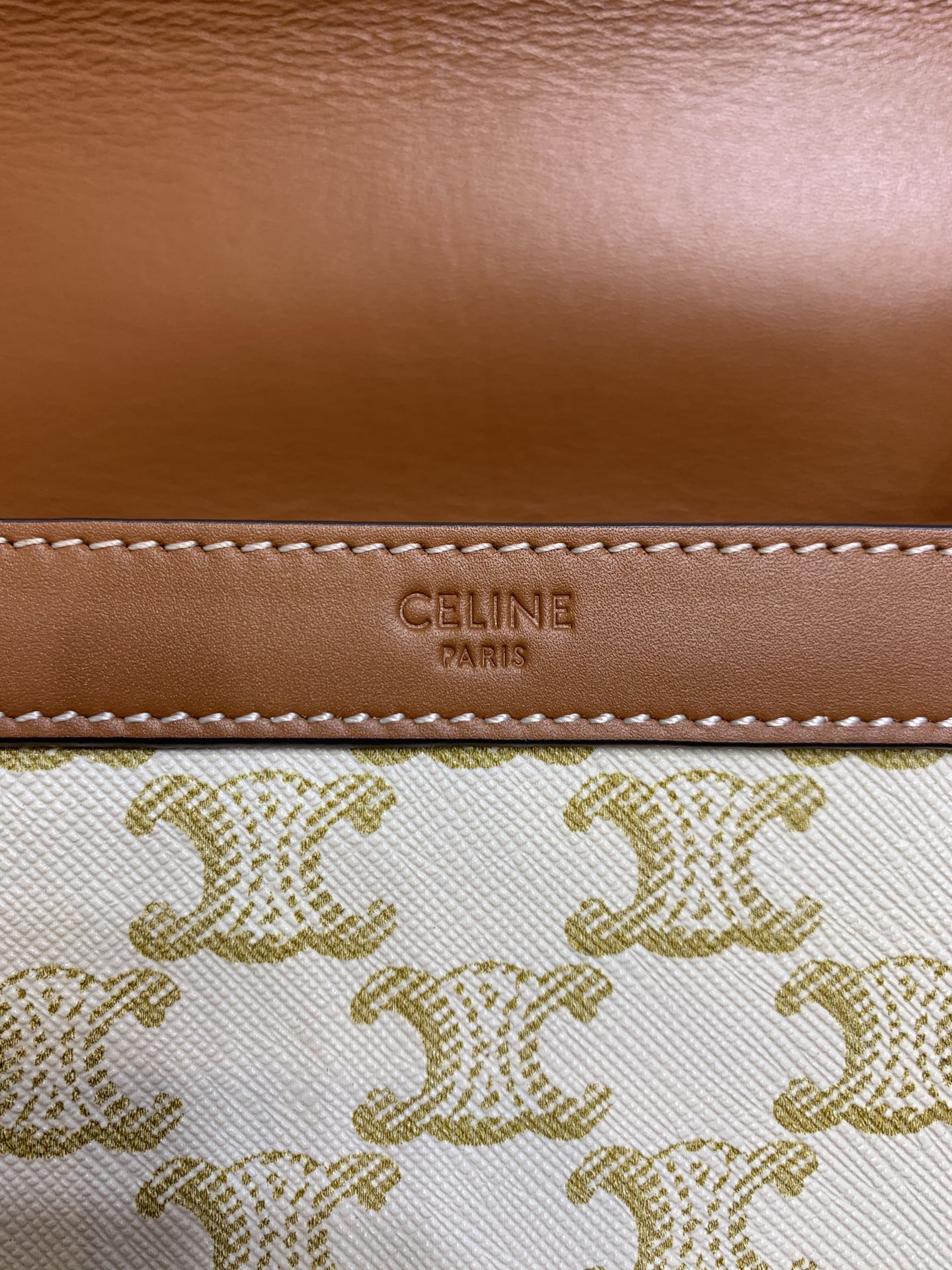 高仿品牌包Celine賽琳包包 凱旋門斜挎包 標誌印花CLASSIQUE TRIOMPHE手袋