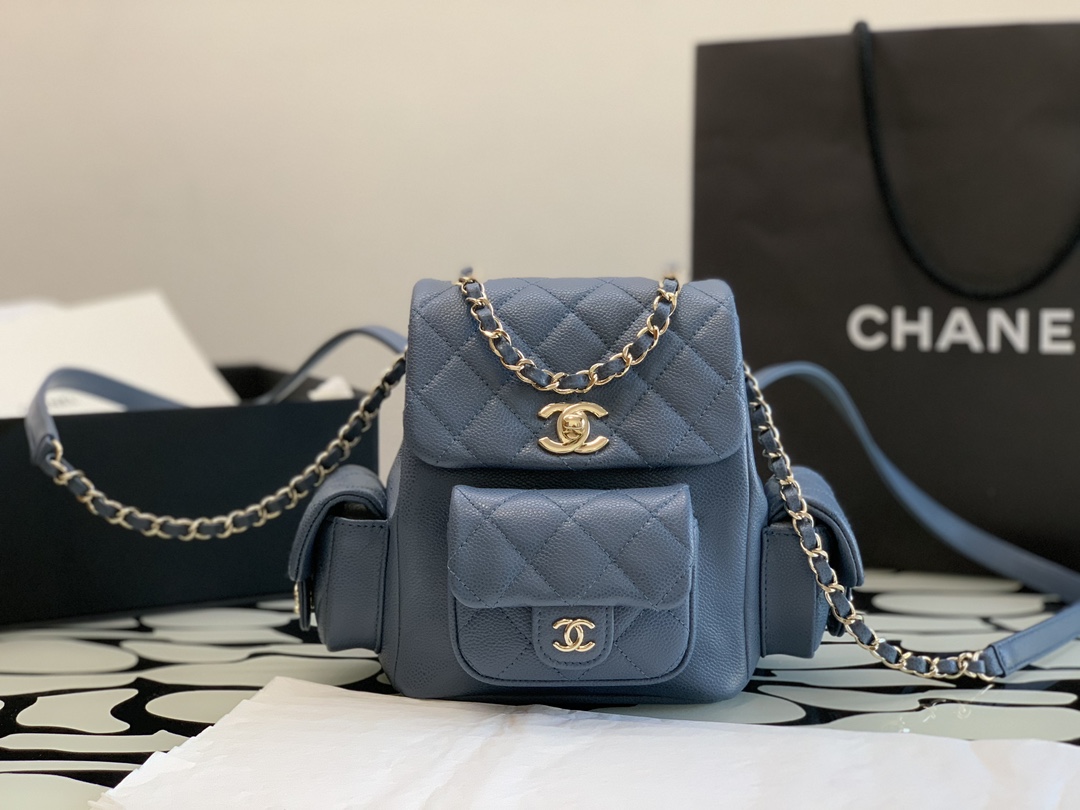 頂級高仿 香奈兒Chanel小書包 雙肩包 羊皮 新品 可批發零售