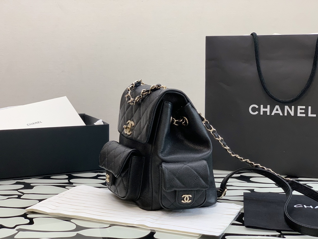 頂級高仿包包 香奈兒Chanel mini雙肩包 書包 新品