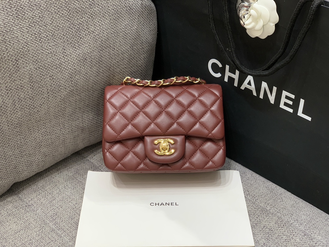 香奈兒方胖子包包一比一復刻包包腋下包斜挎包