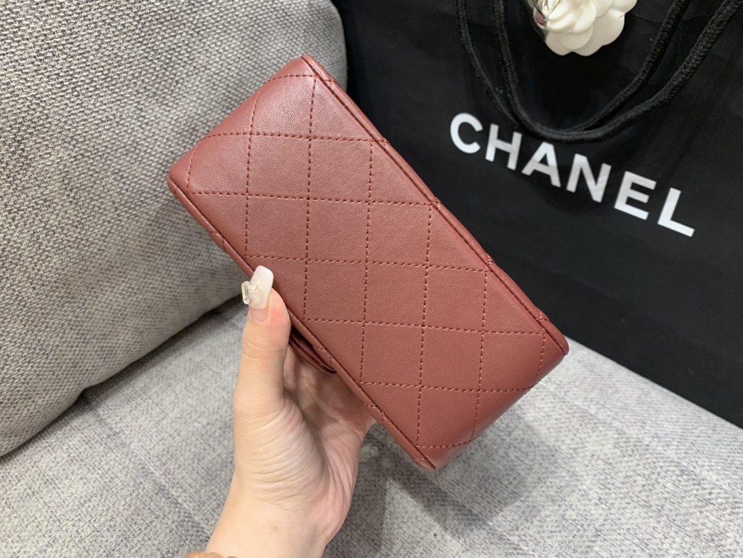 香奈兒方胖子包包一比一復刻包包腋下包斜挎包