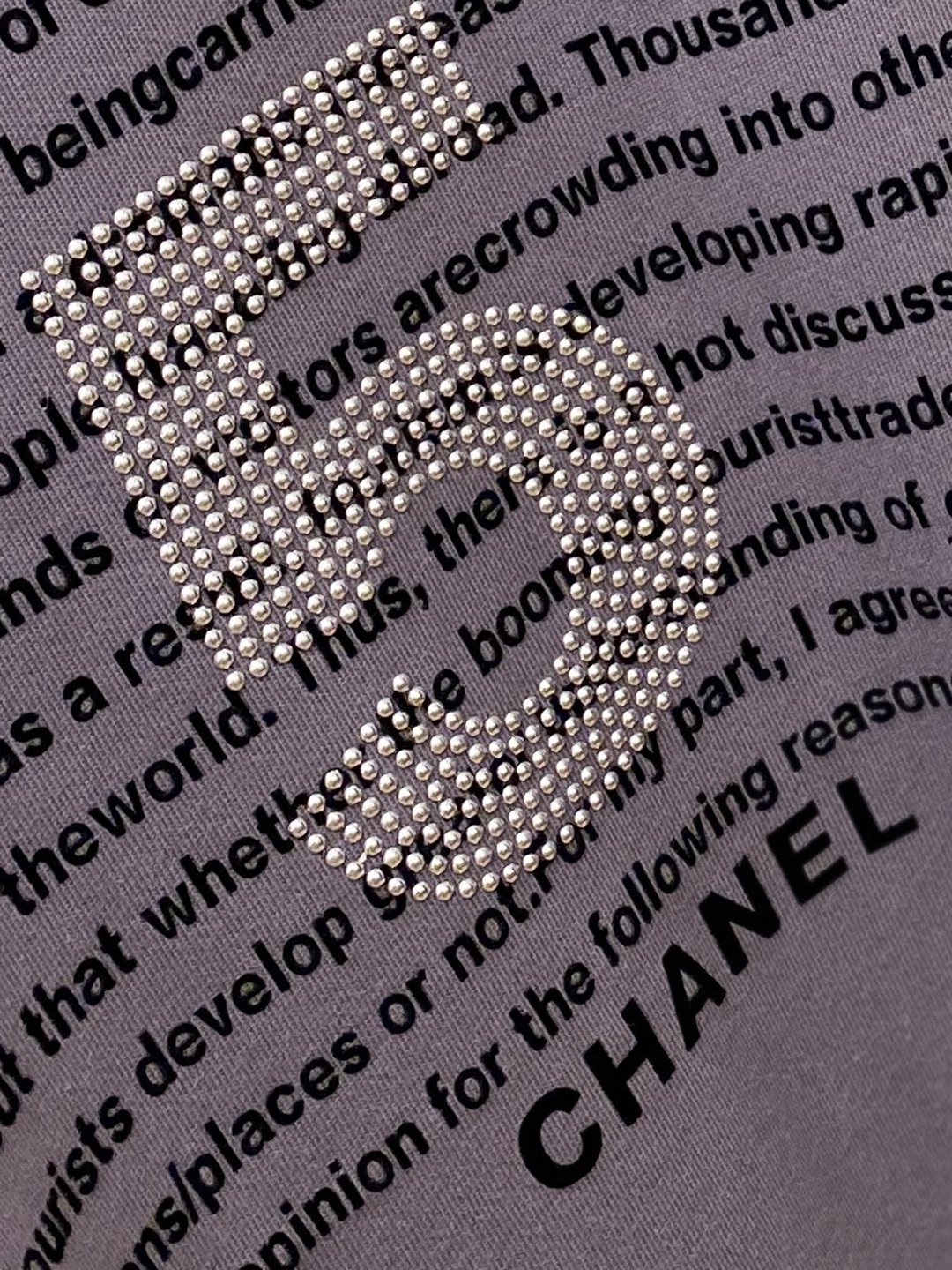 CHANEL 香奈兒 新品高仿圓領短袖T恤