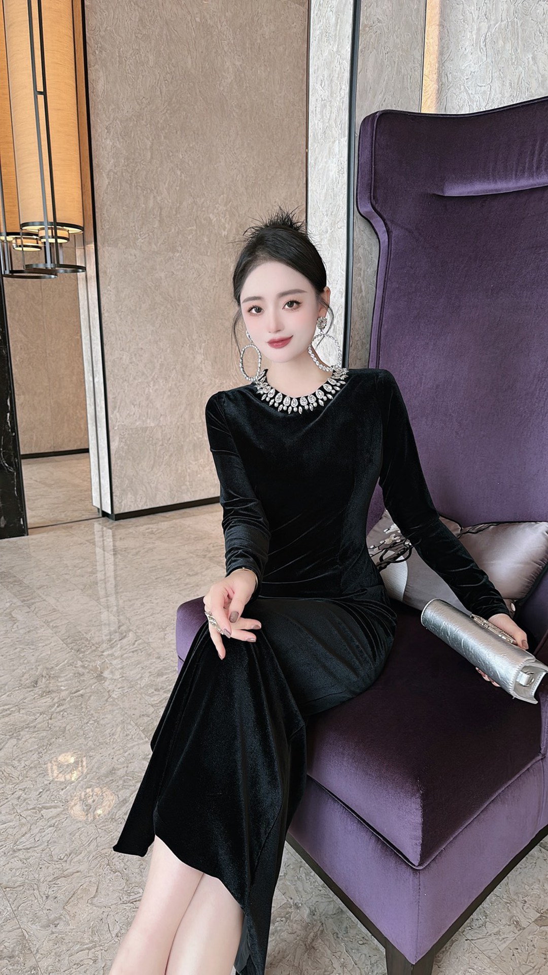 Chanel頂級高仿衣服2024新款連衣裙 定制面料