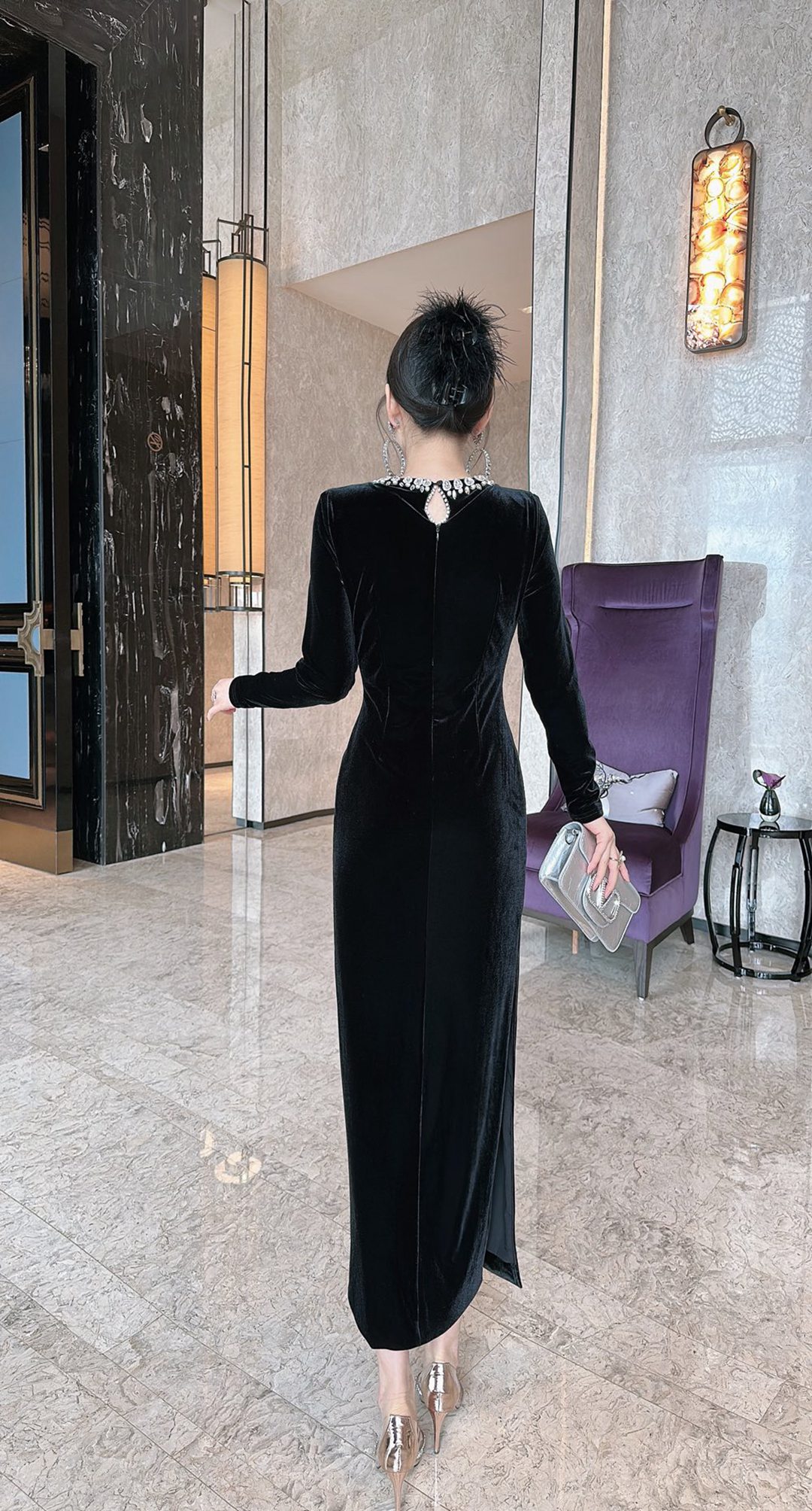 Chanel頂級高仿衣服2024新款連衣裙 定制面料