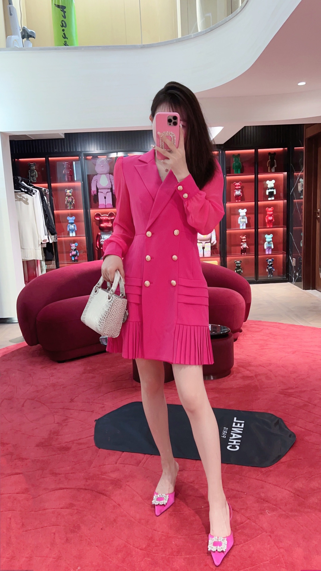 Chanel香奈兒高仿衣服時尚減齡2024新品女款連衣裙