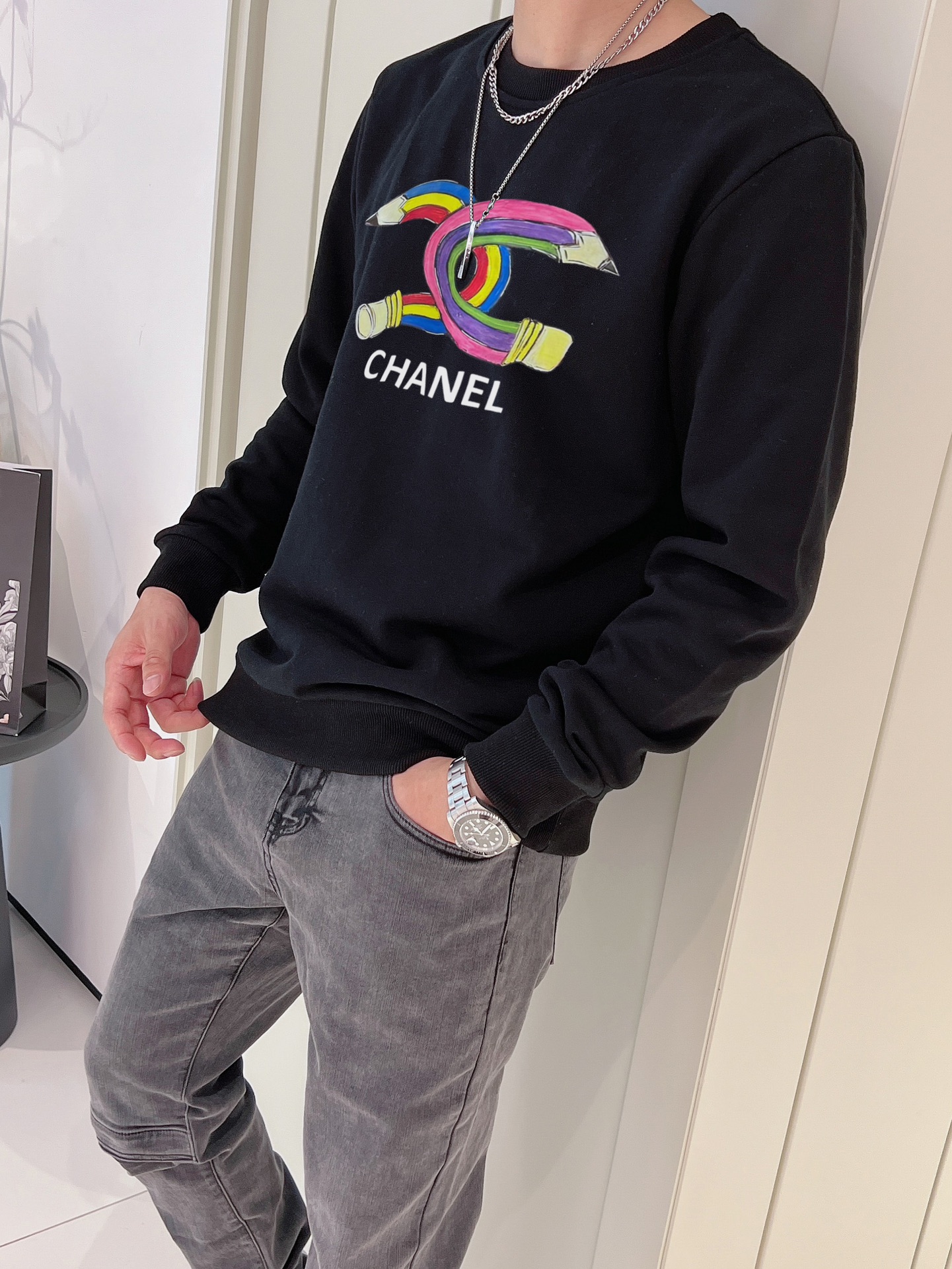 Chanel香奈兒男裝高仿官網同步衛衣