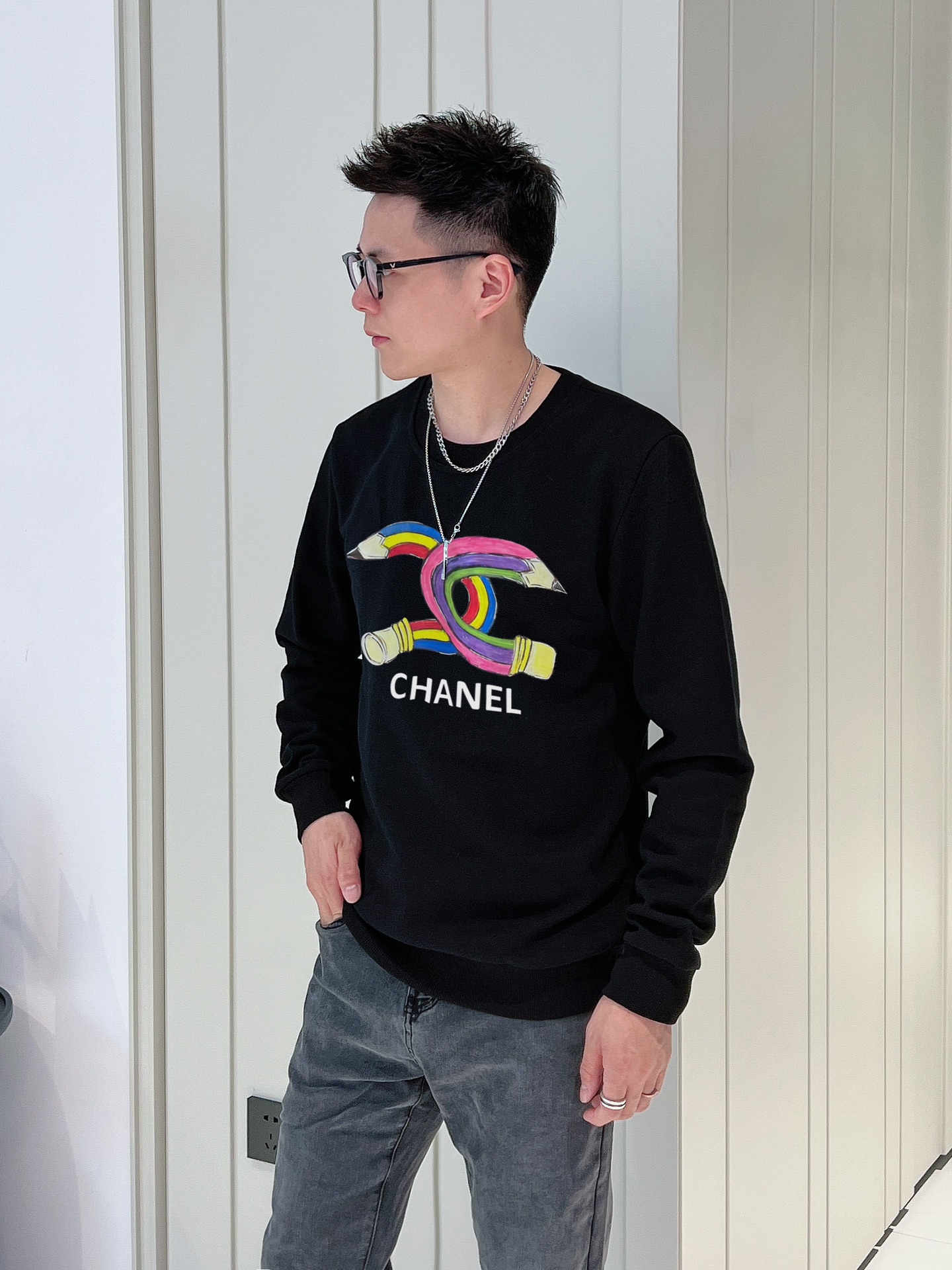 Chanel香奈兒男裝高仿官網同步衛衣
