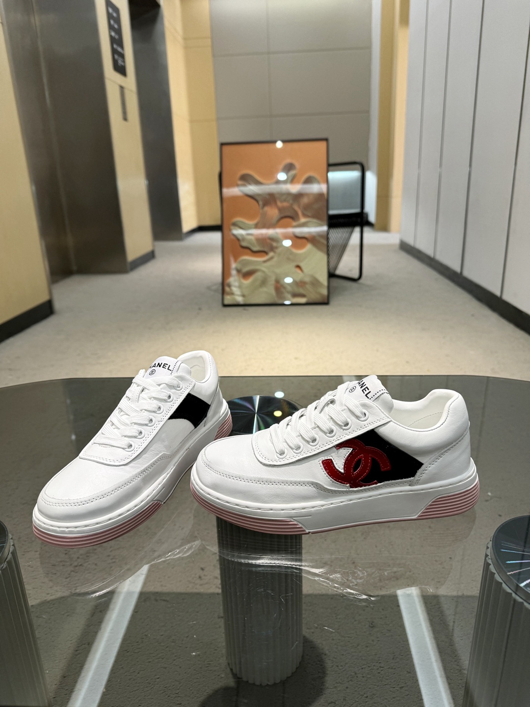 原版進口牛皮 Chanel香奈兒高仿鞋2024新品休閒鞋運動鞋