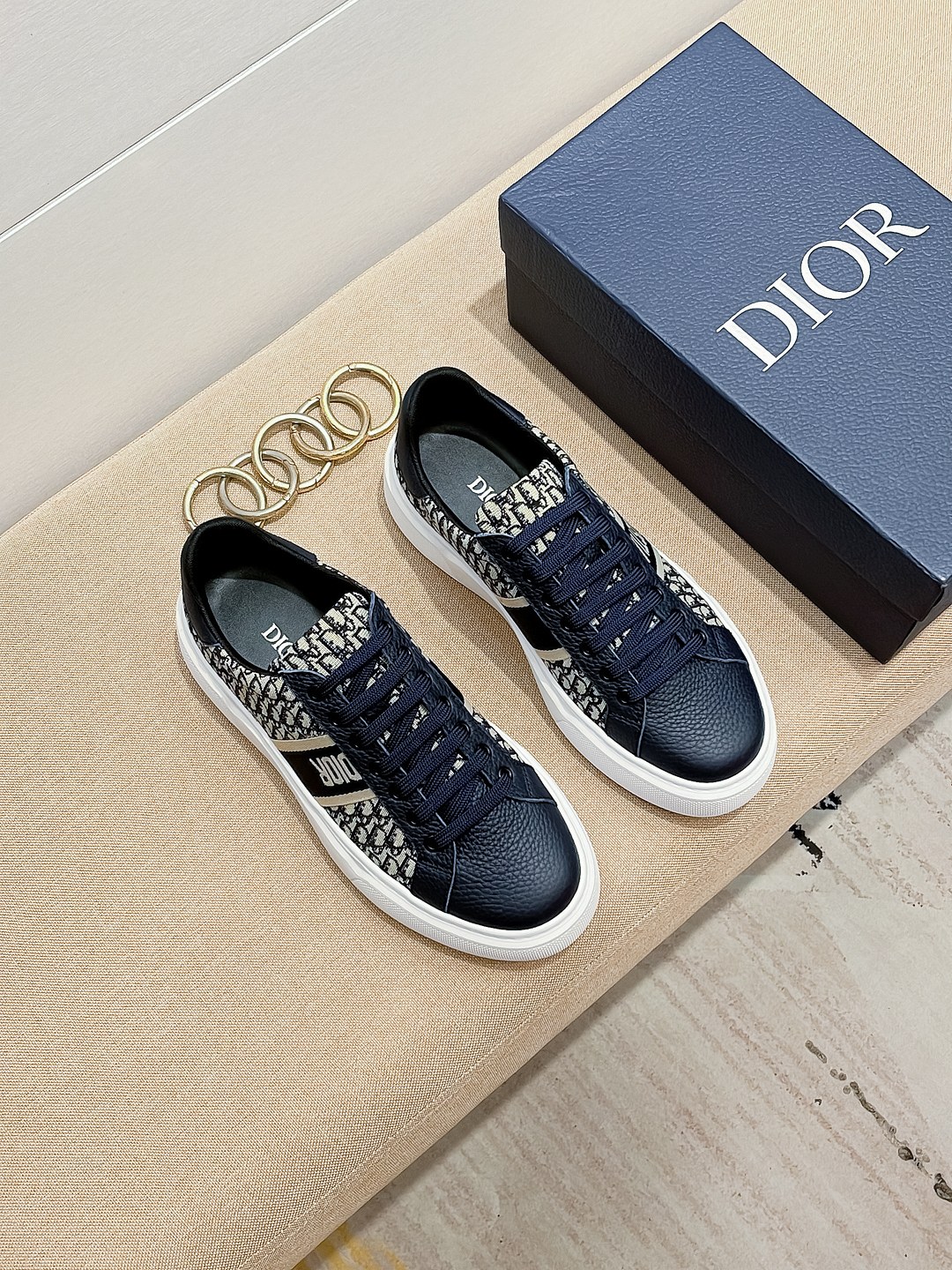 Dior迪奧香港專櫃出品原單真皮休閒鞋