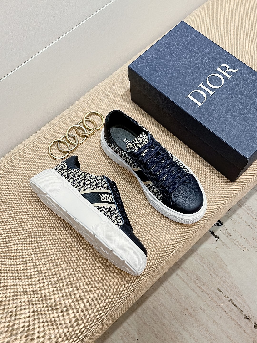 Dior迪奧香港專櫃出品原單真皮休閒鞋