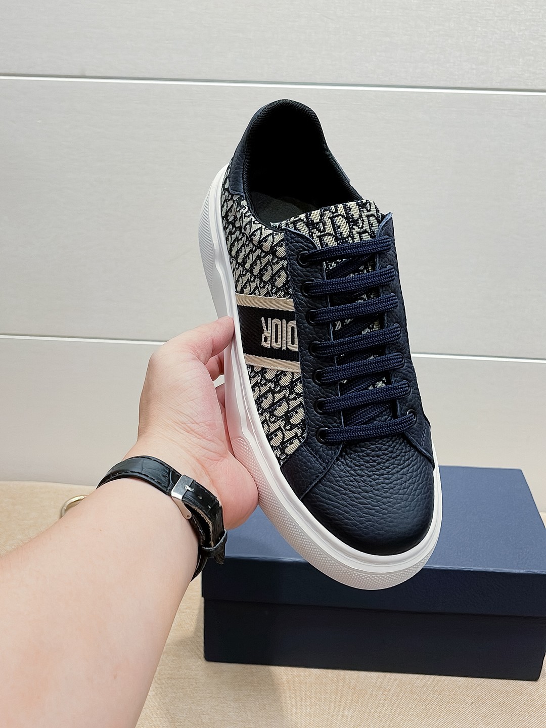 Dior迪奧香港專櫃出品原單真皮休閒鞋