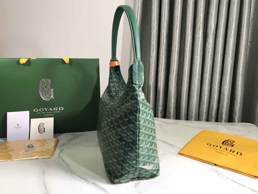 高仿奢侈包GOYARD高雅德 Bohème Hobo包袋 流浪包腋下包 緑色