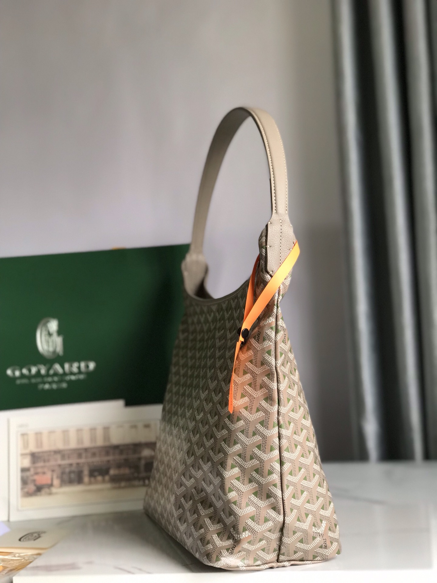 高仿奢侈包GOYARD高雅德 Bohème Hobo包袋 流浪包腋下包 棕色