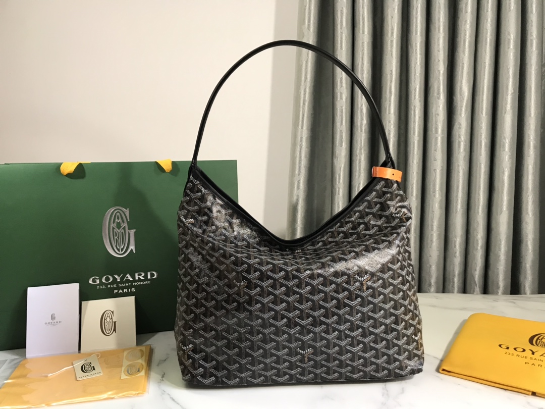 高仿奢侈包GOYARD高雅德 Bohème Hobo包袋 流浪包腋下包 黑色
