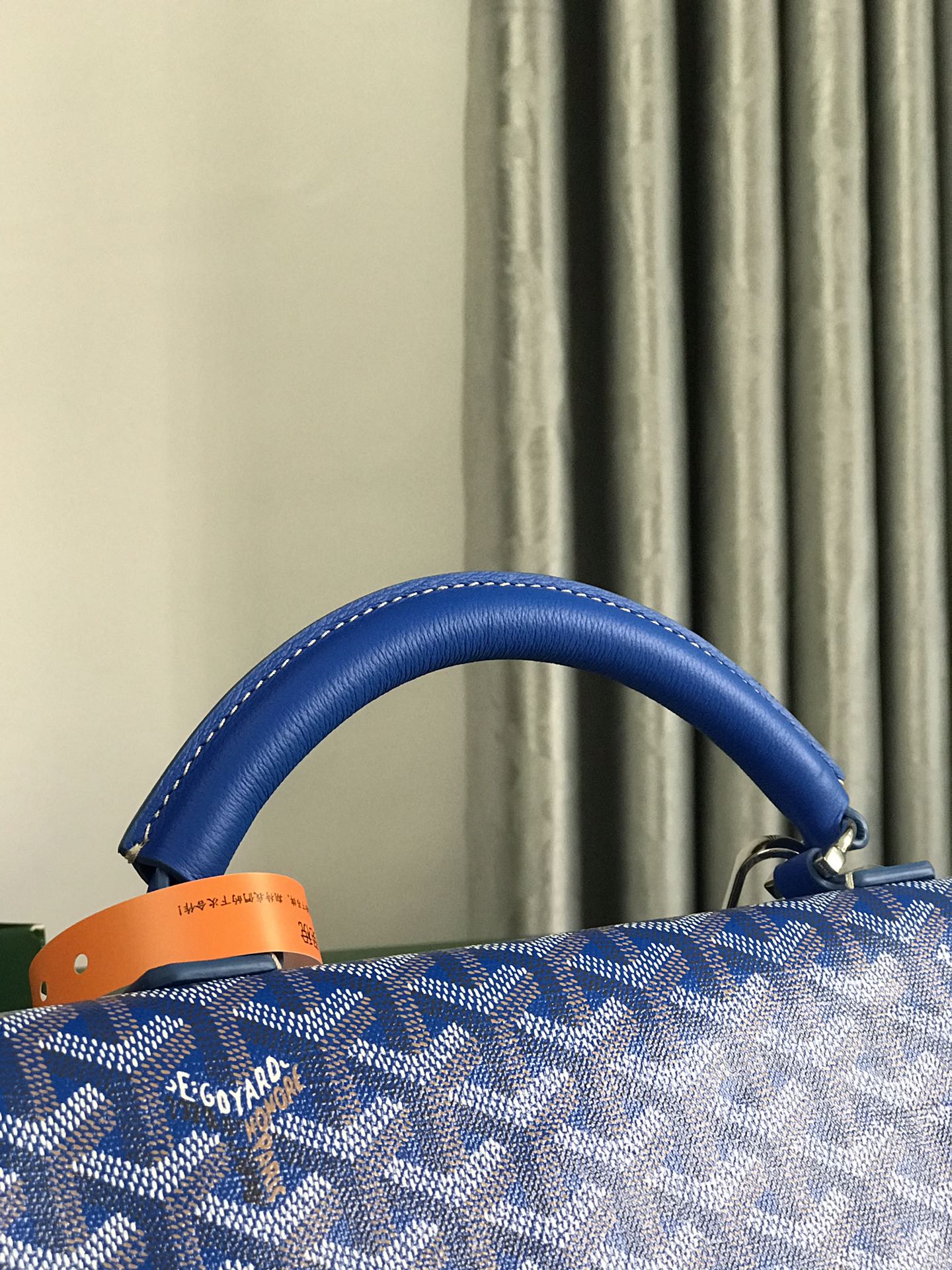 複刻奢侈品包GOYARD高雅德 Goyardine帆布 SAINT LEGER 揹包雙肩包 藍色