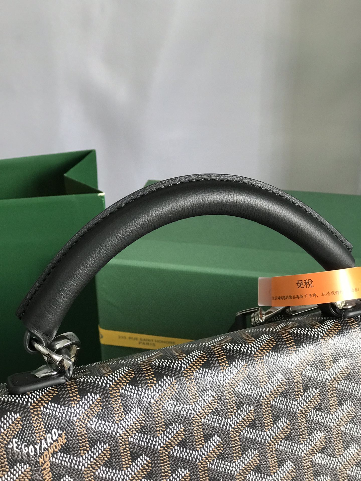 複刻奢侈品包GOYARD高雅德 Goyardine帆布 SAINT LEGER 揹包雙肩包 黑色